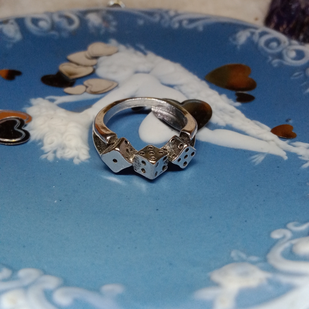 Lucky Roll Dice Ring (Non-Adjustable)